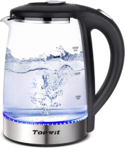 Topwit Electric Kettle, 2L Glass Water Kettle