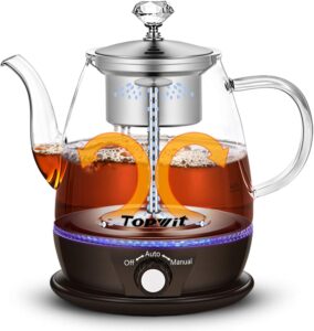 Topwit Electric Tea Kettle, 1L Pour Over Teapot