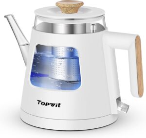 Topwit Electric Tea Kettle with Removable Stainless Steel Infuser